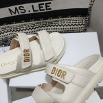 Dior DiorAct Slide White Lambskin