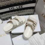 Dior DiorAct Slide White Lambskin