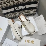 Dior Diorquake Clog White Calfskin