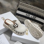 Dior Diorquake Clog White Calfskin