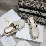 Dior Diorquake Clog White Calfskin