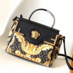 Fendace La Medusa Medium Handbag Black