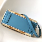 Fendace La Medusa Medium Handbag Blue