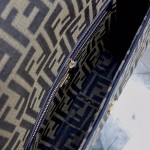 Fendi Baguette Brown FF Fabric Bag