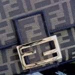 Fendi Baguette Brown FF Fabric Bag