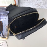 Fendi Belt Bag Bugs Black Leather / Gold 