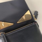 Fendi Belt Bag Bugs Black Leather / Gold 