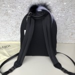 Fendi Bugs Eye Monster Black Nylon Backpack