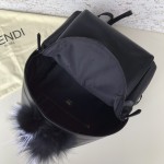 Fendi Bugs Eye Monster Black Nylon Backpack