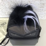 Fendi Bugs Eye Monster Black Nylon Backpack