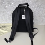 Fendi FF Backpack in Black Nylon