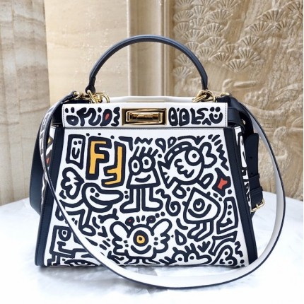 Fendi Graffiti Peekaboo Iconic Medium