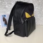 Fendi Monster Backpack in Black Nylon