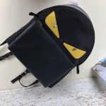 Fendi Monster Backpack in Black Nylon