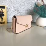 Fendi Wallet on Chain with Pouches Pink Leather