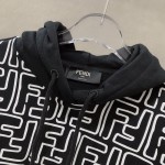 Fendi Roma Joshua Vides Jersey Sweatshirt Black