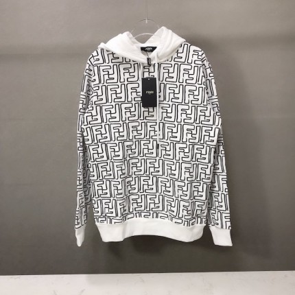 Fendi Roma Joshua Vides Jersey Sweatshirt White