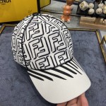 Fendi California Sky White Lycra Baseball Hat