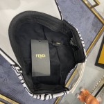 Fendi California Sky White Lycra Baseball Hat