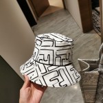 Fendi California Sky White Lycra Bucket Hat