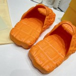 Fendi Cloud Slides Orange rubber slides