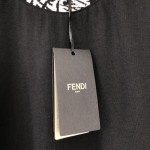 Fendi Fendace black jersey T-shirt