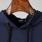 Fendi Fila Sleeve Striped Full Tracksuit Navy