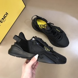 Fendi Flow Nylon Low Tops Sneaker Black