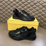 Fendi Flow Nylon Low Tops Sneaker Black