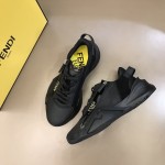 Fendi Flow Nylon Low Tops Sneaker Black