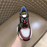 Fendi Flow Nylon Low Tops Sneaker Burgundy 