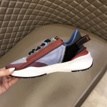 Fendi Flow Nylon Low Tops Sneaker Burgundy 