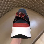 Fendi Flow Nylon Low Tops Sneaker Burgundy 