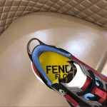 Fendi Flow Nylon Low Tops Sneaker Burgundy 