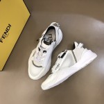 Fendi Flow Nylon Low Tops Sneaker White