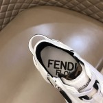 Fendi Flow Nylon Low Tops Sneaker White