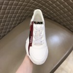 Fendi Flow Nylon Low Tops Sneaker White / Red