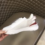 Fendi Flow Nylon Low Tops Sneaker White / Red