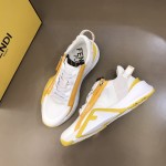 Fendi Flow Nylon Low Tops Sneaker Yellow