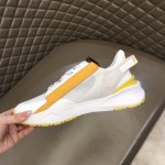 Fendi Flow Nylon Low Tops Sneaker Yellow