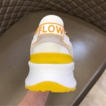 Fendi Flow Nylon Low Tops Sneaker Yellow