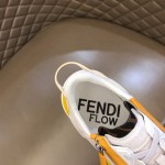 Fendi Flow Nylon Low Tops Sneaker Yellow