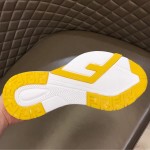 Fendi Flow Nylon Low Tops Sneaker Yellow