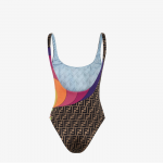 Fendi Multicolor Lycra One-Piece Swimsuit