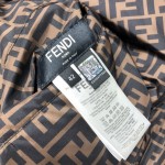 Fendi Reversible Tan & Black Down 'Forever Fendi' Puffer 