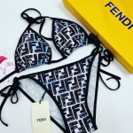 Fendi Roma Joshua Vides chenille bikini