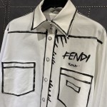 Fendi Roma Joshua Vides Cotton Shirt