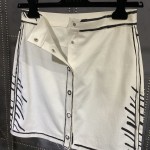 Fendi Roma Joshua Vides Gabardine Skirt