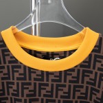 Fendi Zucca Monogram Brown cotton T-shirt