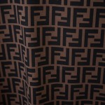 Fendi Zucca Monogram Brown cotton T-shirt